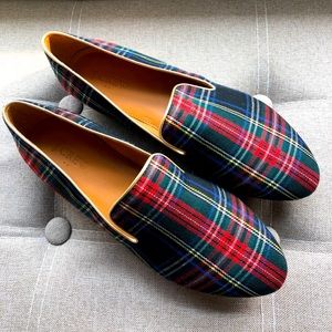 JCrew Plaid Loafers